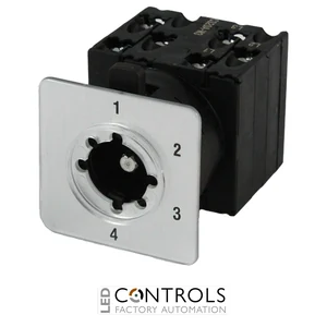 CS20A-ST41 IMO Cam Switch 1 Pole 4 Position 20Amp, Step, With Legend Plate