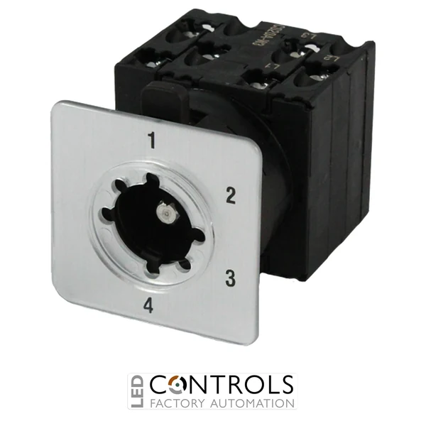CS20A-ST41 IMO Cam Switch 1 Pole 4 Position 20Amp, Step, With Legend Plate