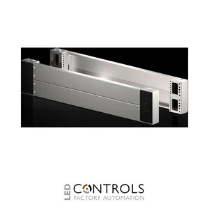 VX8660.062 Rittal VX Base/Plinth Corner Piece With Trim Panel, Front And Rear, H: 200 mm, For W: 1000 mm, Stainless Steel, 1.4301