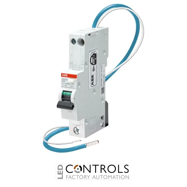 DSE201 B16 A30 - N Blue Residual Current Circuit Breaker with Overcurrent Protection