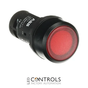 1SFA619103R1111 ABB CP4-11R-10 Red Illuminated Maintained Compact Pushbutton 24 V AC/DC - image 3